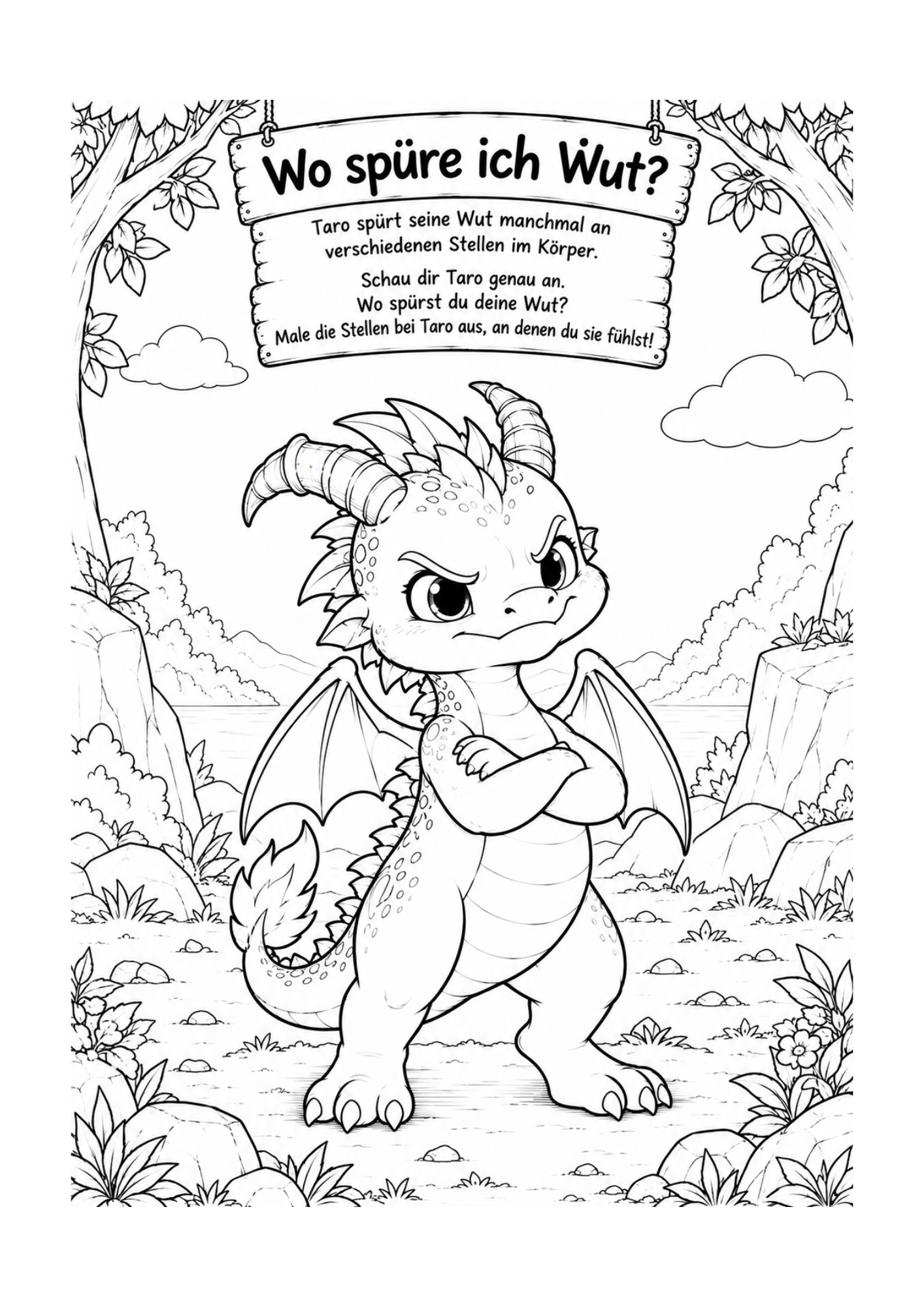 Der kleine Drache, der wütend wurde – Vorschauseite 3