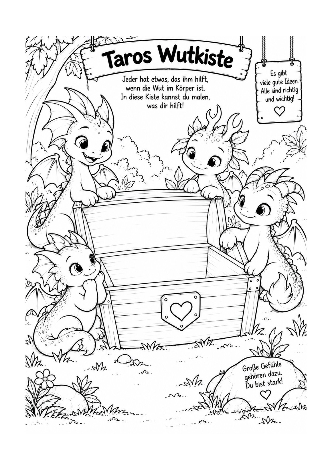 Der kleine Drache, der wütend wurde – Vorschauseite 4